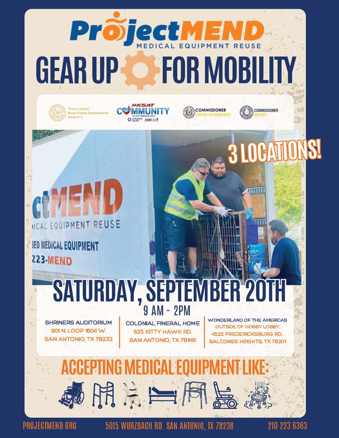 Mendability Program Project MEND - Homepage - Medical Equipment Reuse